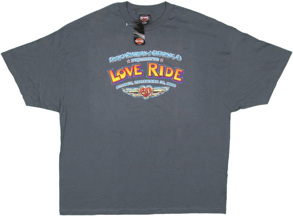 New Harley Davidson Love Ride Glendale California Sunday November 12 2006 Shirt